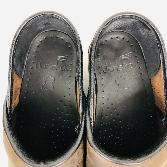 Dansko Womens Professional Clogs Antique Brown  37 (US 6.5-7) Fast Shipping - Picture 5 of 10
